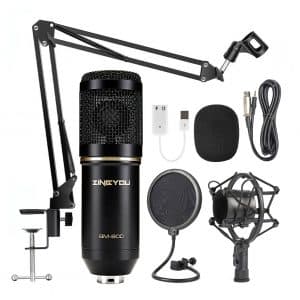 ZINGYOU BM-800 Condenser Microphone Bundle